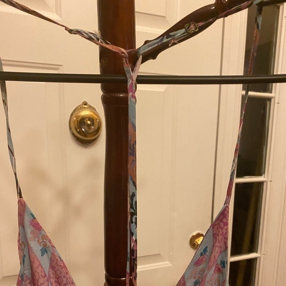 Anna SUI MULTICOLORED MAXI DRESS SIZE M - Picture 8 of 13